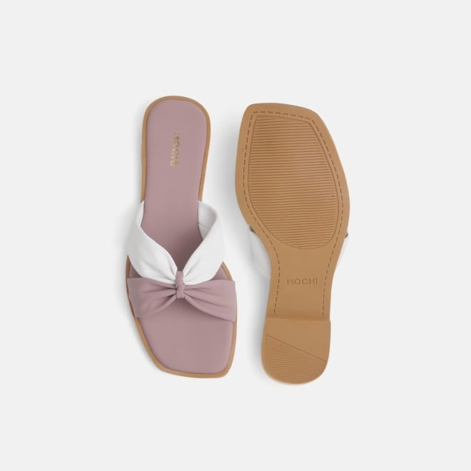 Mochi Women Peach Casual Slippers (SKU: 41-589-80-36)