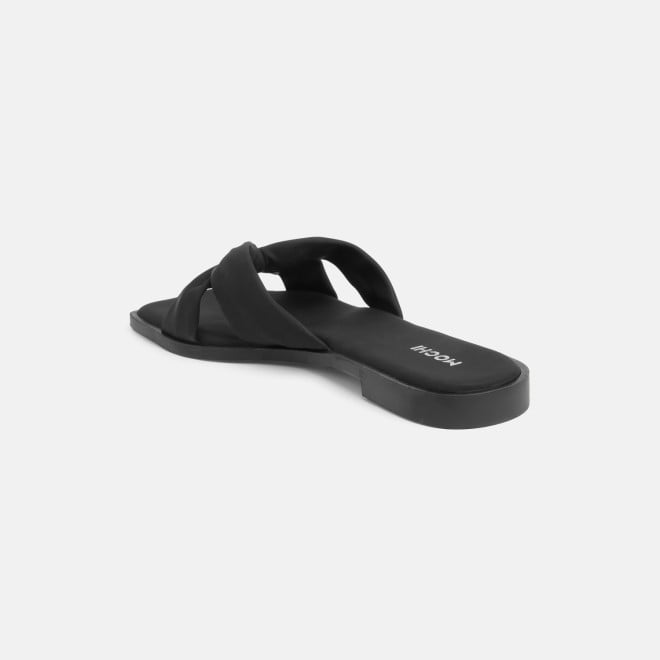 Mochi Women Black Casual Slippers (SKU: 41-589-11-36)