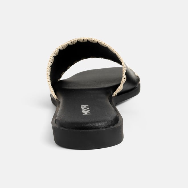 Mochi Women Black Casual Slippers (SKU: 41-594-11-36)