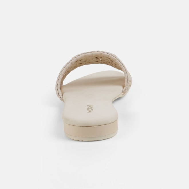 Mochi Women Off-white Casual Slippers (SKU: 41-600-66-36)