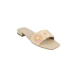 Women Beige Casual Slippers