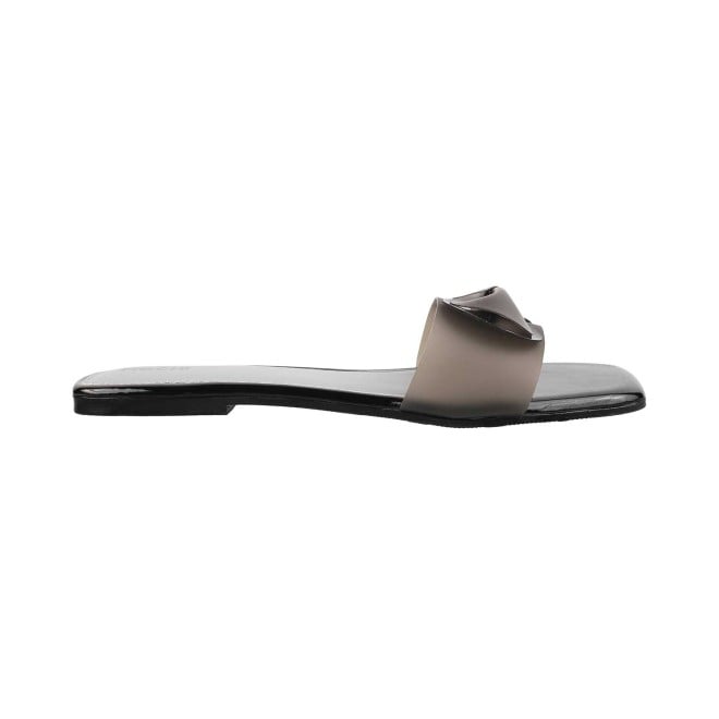 Mochi Women Black Casual Slippers (SKU: 41-66-11-36)