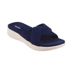 Women Navy-Blue Casual Slippers