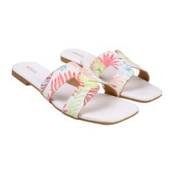 Women White Casual Slippers