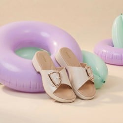 Women Off-white Casual Slippers