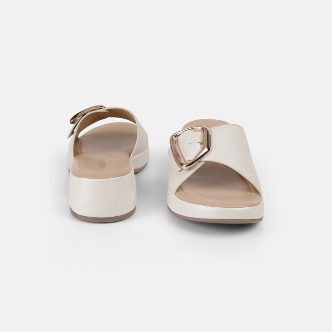 Mochi Women Off-white Casual Slippers (SKU: 41-800228-66-36)