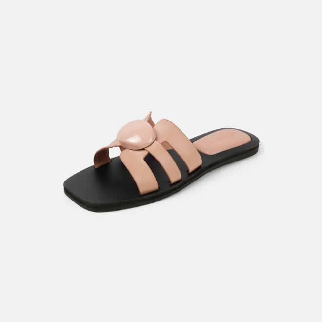 Mochi Women Peach Casual Slippers (SKU: 41-800375-80-36)