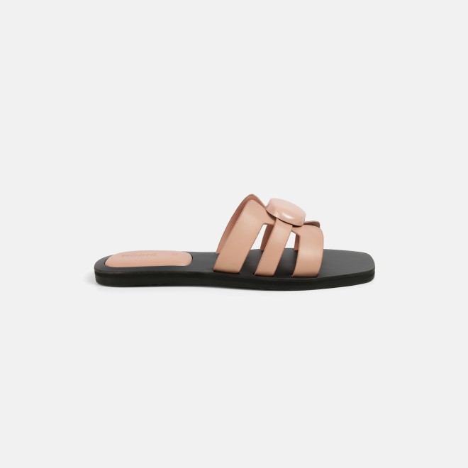 Mochi Women Peach Casual Slippers (SKU: 41-800375-80-36)