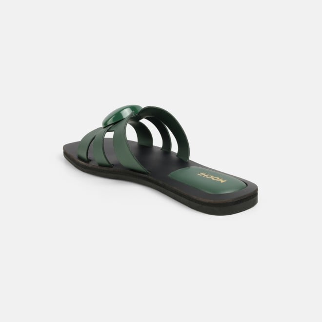 Mochi Women Green Casual Slippers (SKU: 41-800375-21-36)