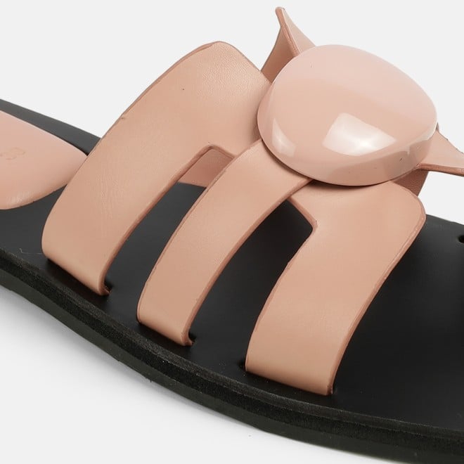 Mochi Women Peach Casual Slippers (SKU: 41-800375-80-36)