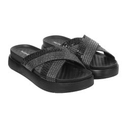 Women Black Casual Sandals