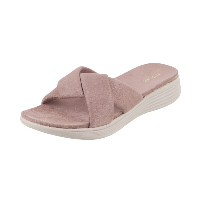 Mochi Women Beige Casual Slippers (SKU: 41-900076-20-38)