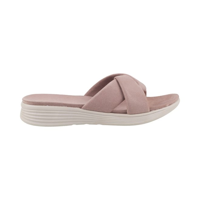 Mochi Women Beige Casual Slippers (SKU: 41-900076-20-38)