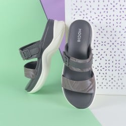 Women Grey Casual Slip Ons