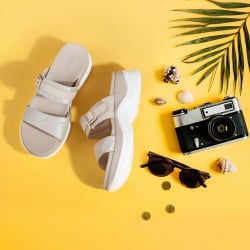 Women Beige Casual Slip Ons