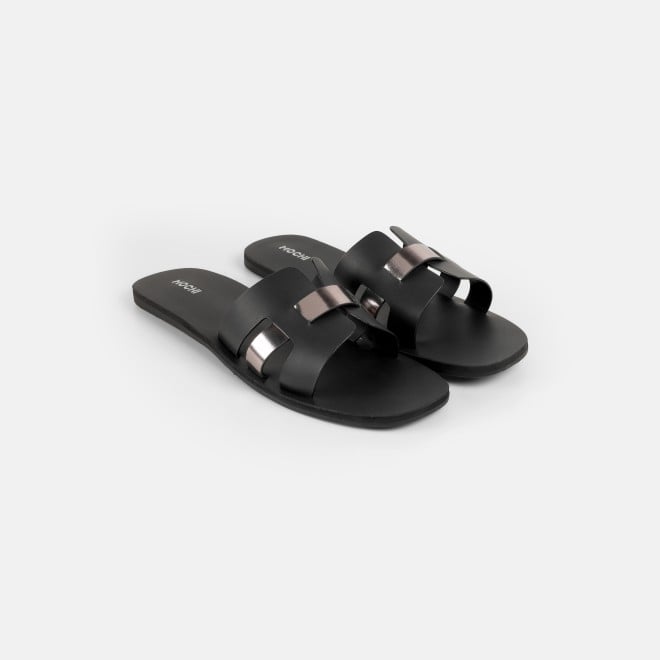 Mochi Women Black Casual Slip Ons (SKU: 41-9140-11-36)