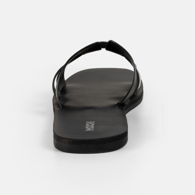 Mochi Women Black Casual Slip Ons (SKU: 41-9140-11-36)