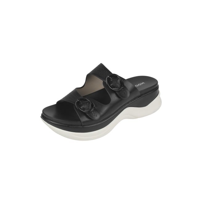 Mochi Women Black Casual Slip Ons (SKU: 41-9199-11-36)