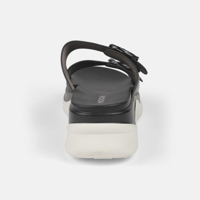 Mochi Women Black Casual Slip Ons (SKU: 41-9199-11-36)