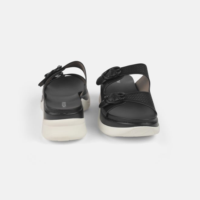 Mochi Women Black Casual Slip Ons (SKU: 41-9199-11-36)