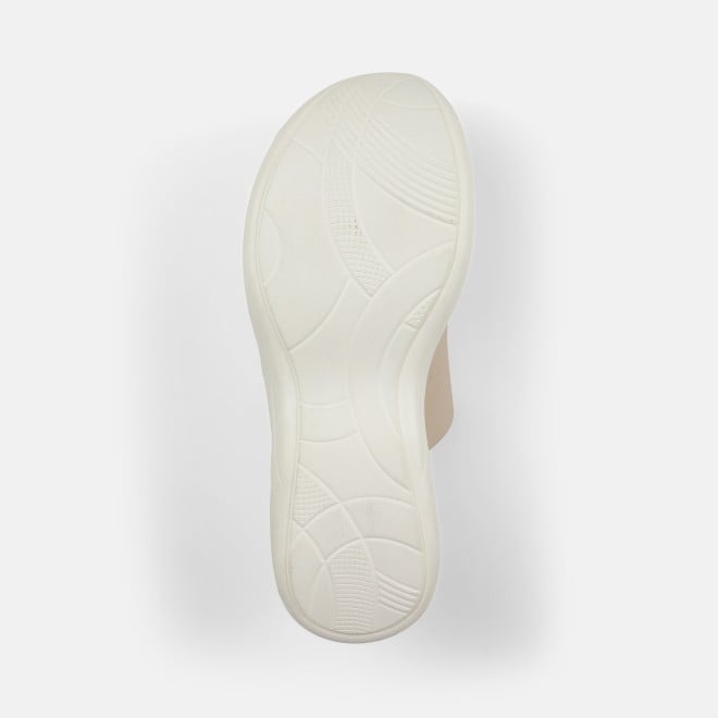 Mochi Women Beige Casual Slip Ons (SKU: 41-9199-20-37)