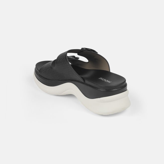 Mochi Women Black Casual Slip Ons (SKU: 41-9199-11-36)