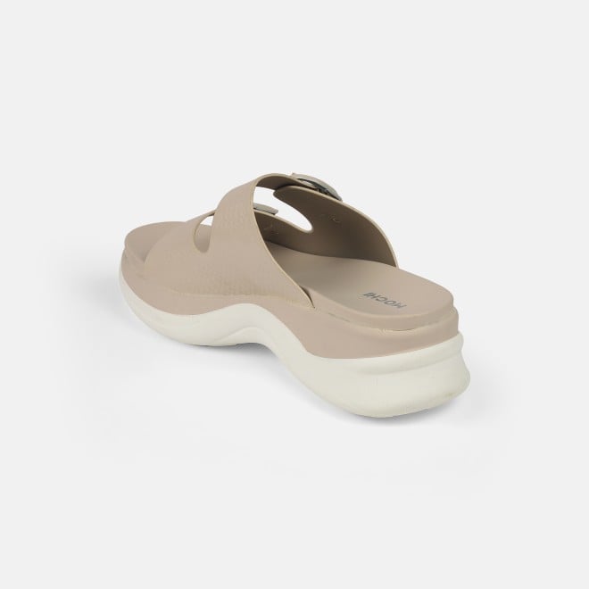 Mochi Women Beige Casual Slip Ons (SKU: 41-9199-20-37)