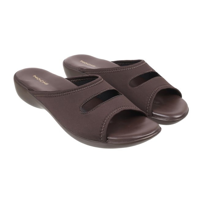 Mochi Women Brown Casual Sandals