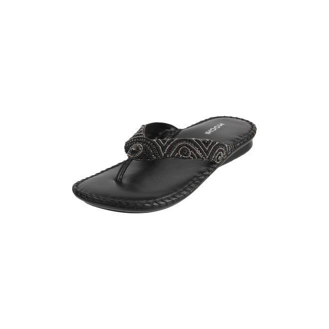 Mochi Women Black Casual Slippers (SKU: 44-1121L-11-42)
