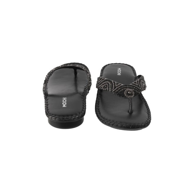 Mochi Women Black Casual Slippers (SKU: 44-1121L-11-42)