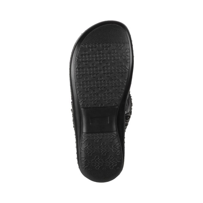 Mochi Women Black Casual Slippers (SKU: 44-1121L-11-42)