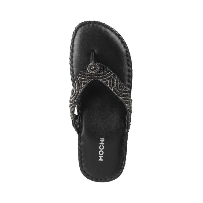 Mochi Women Black Casual Slippers (SKU: 44-1121L-11-42)
