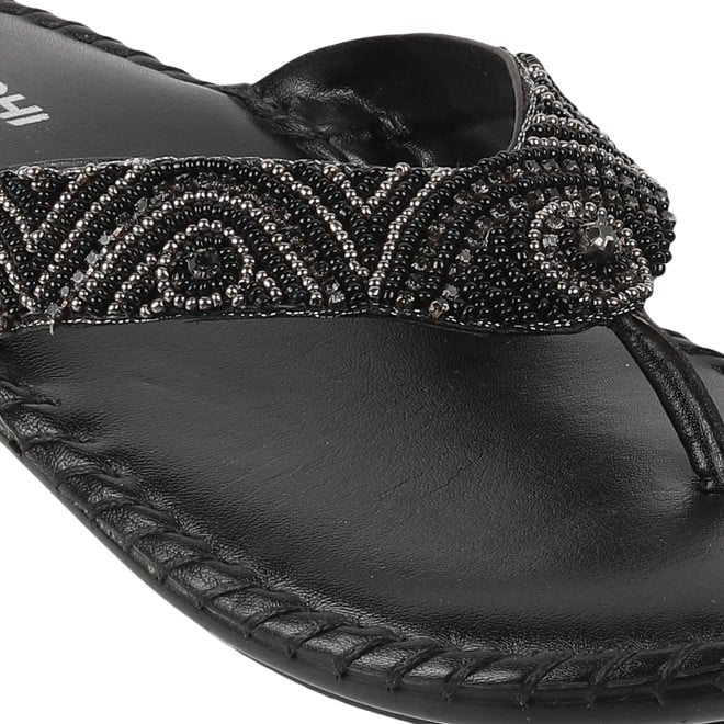Mochi Women Black Casual Slippers (SKU: 44-1121L-11-42)