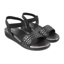 Women Black Casual Sandals