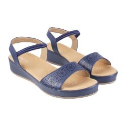 Women Blue Casual Sandals