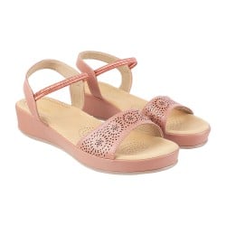 Women Peach Casual Sandals