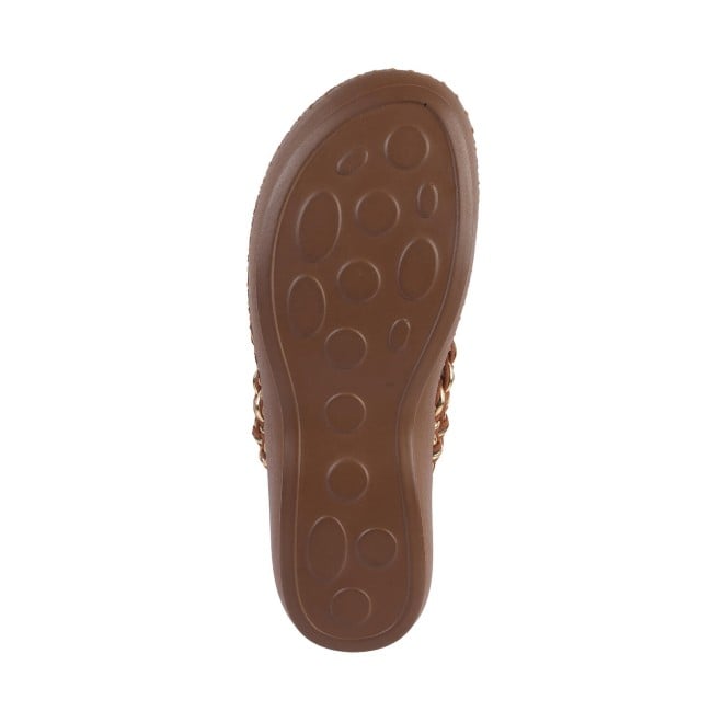 Mochi Women Tan Casual Slip-Ons (SKU: 44-151-23-41)