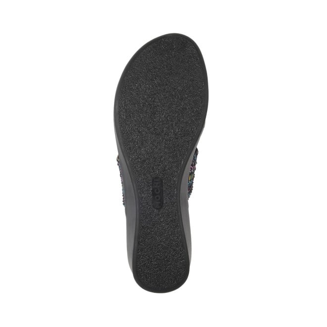 Mochi Women Black Casual Slippers (SKU: 44-158-11-36)