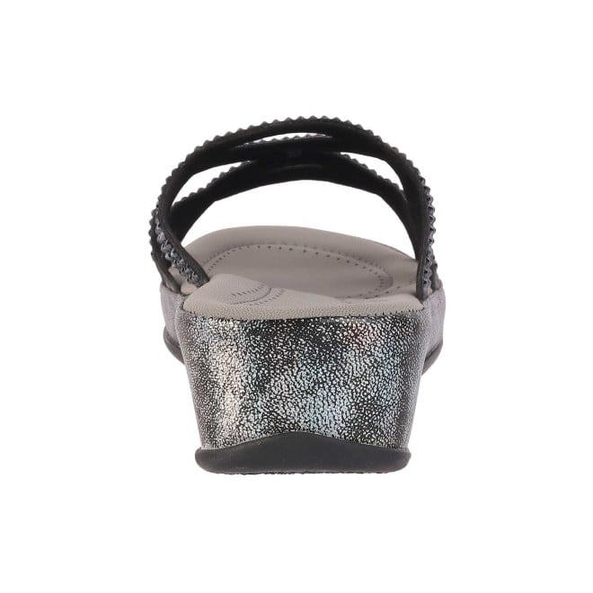 Mochi Women Black Party Sandals (SKU: 44-161-11-37)