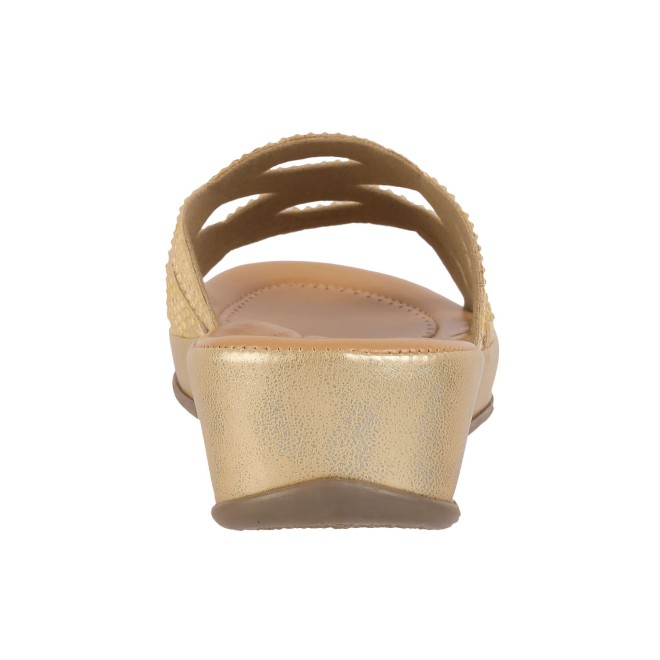 Mochi Women Gold Party Sandals (SKU: 44-161-15-36)