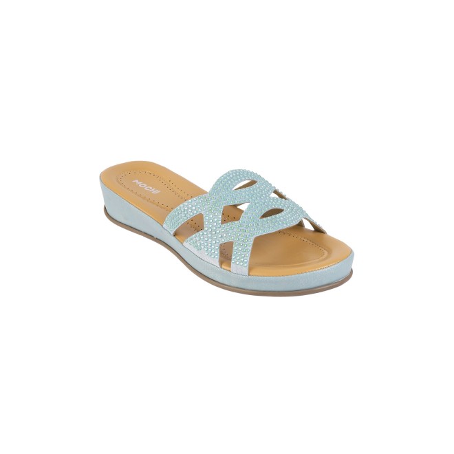 Mochi Women Blue Party Sandals (SKU: 44-161-45-36)