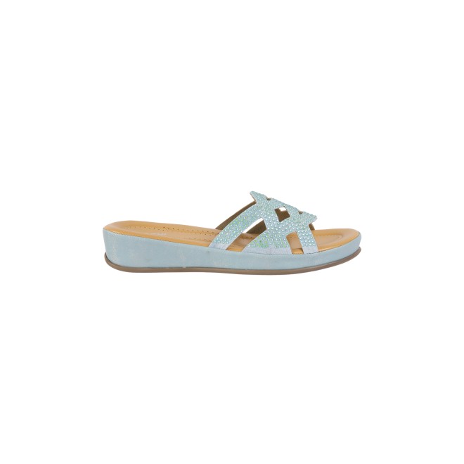 Mochi Women Blue Party Sandals (SKU: 44-161-45-36)