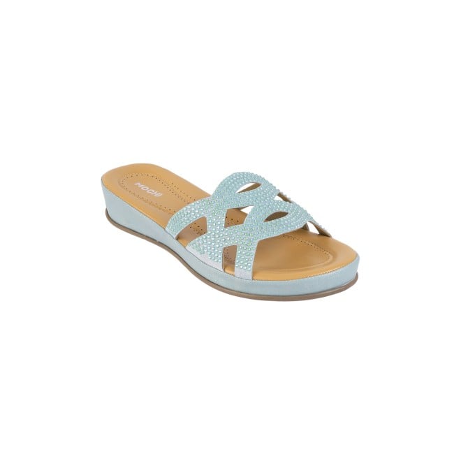 Mochi Women Blue Party Sandals (SKU: 44-161-45-37)