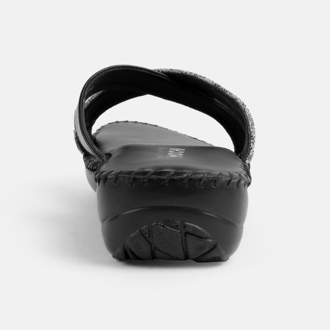Mochi Women Black Casual Slip Ons (SKU: 44-168-11-36)