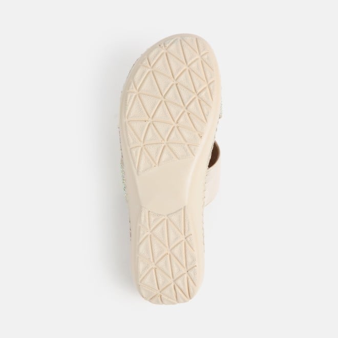 Mochi Women Beige Casual Slip Ons (SKU: 44-168-20-36)