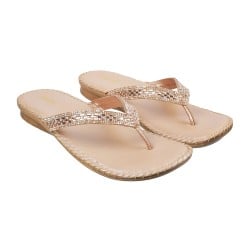 Women Rose-Gold Casual Slippers