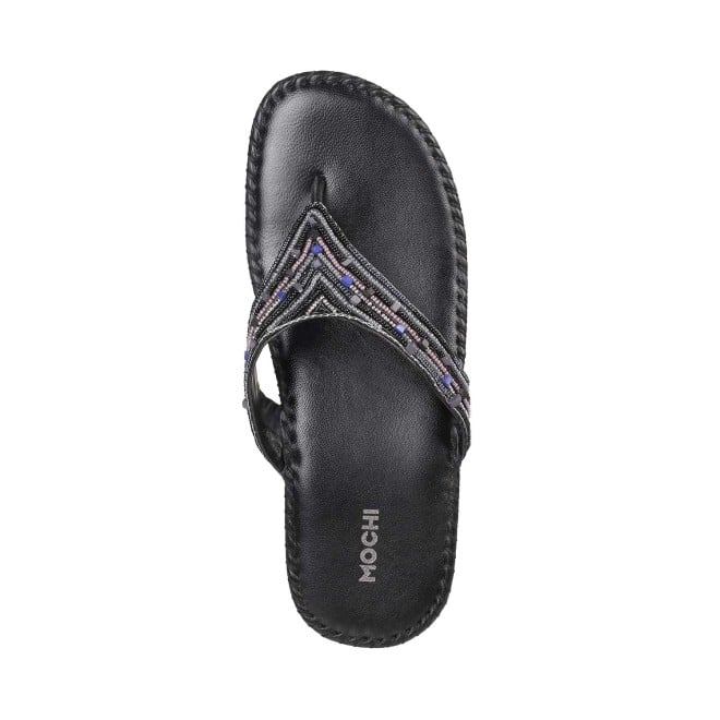 Mochi Women Black Casual Slippers (SKU: 44-1724-11-36)