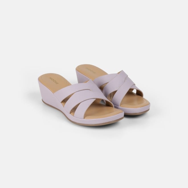 Mochi Women Purple Casual Slip Ons (SKU: 44-181-26-36)