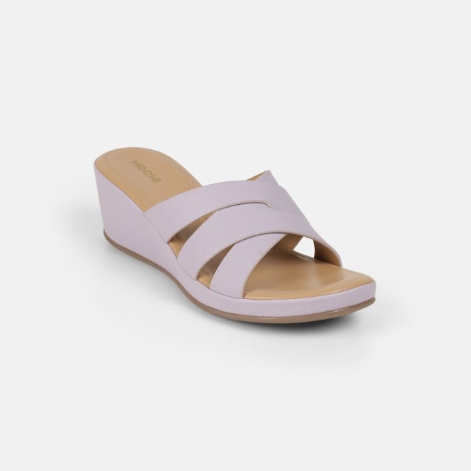 Mochi Women Purple Casual Slip Ons (SKU: 44-181-26-36)