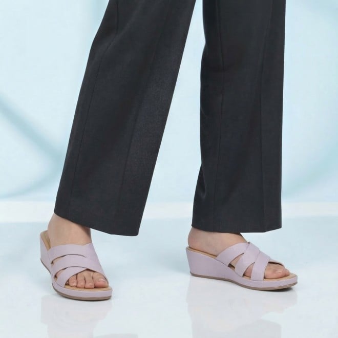 Mochi Women Purple Casual Slip Ons (SKU: 44-181-26-36)